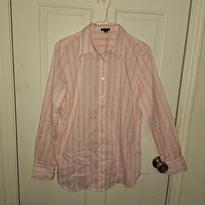 Ann Taylor Pink Dress Shirt, Size 12